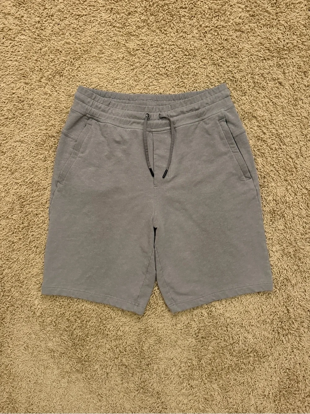 Lululemon French Terry City Sweatshorts Gray 9” Size Medium